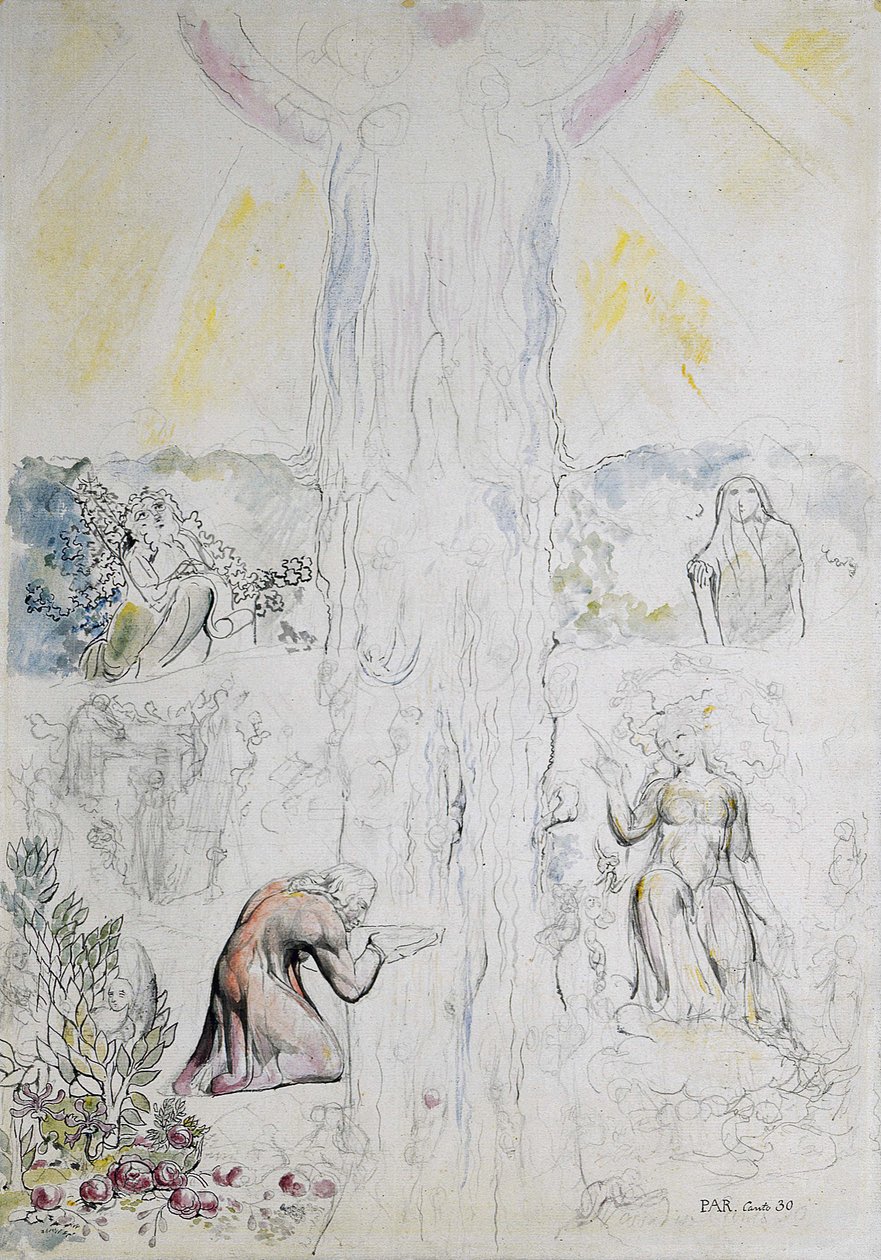 Illusztrációk Dantes Divine -nek alkotó: William Blake