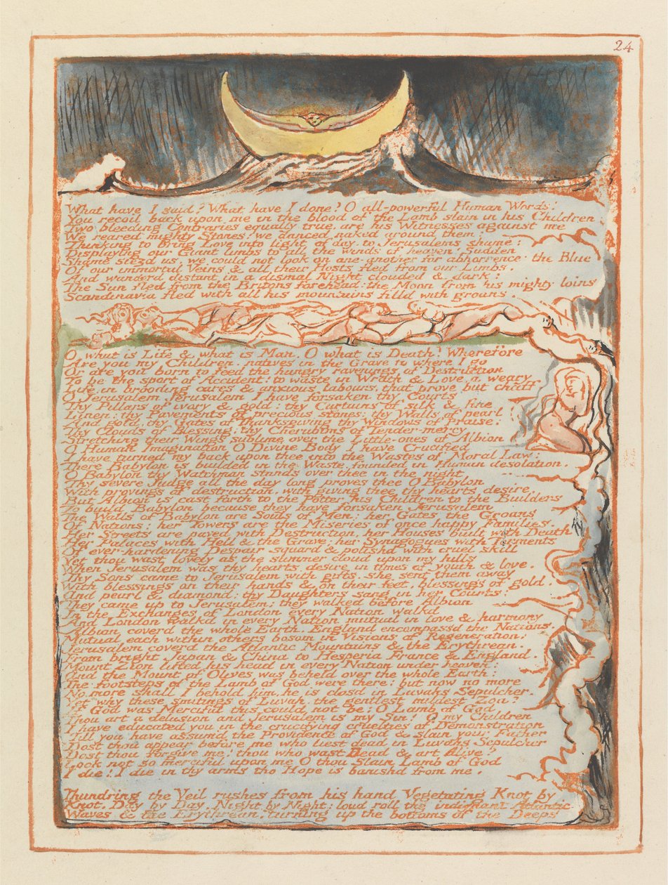 Jeruzsálem, 24. tábla, alkotó: William Blake
