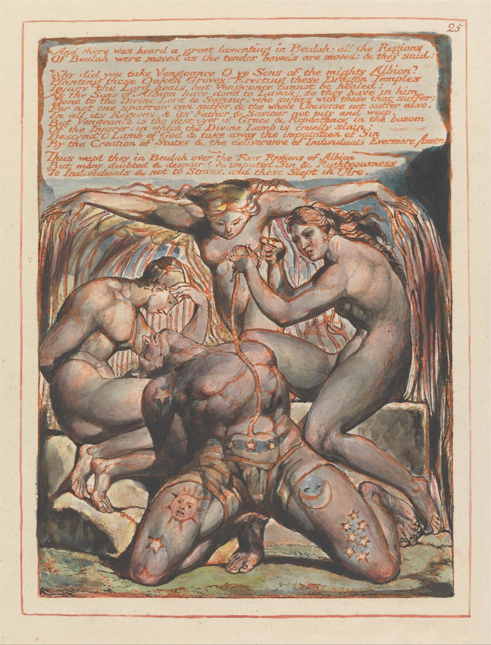 Jeruzsálem, 25. tábla, alkotó: William Blake