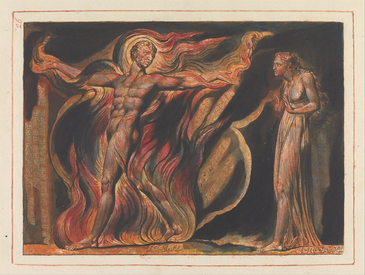 Jeruzsálem, 26. lemez, ilyen látomások ... alkotó: William Blake