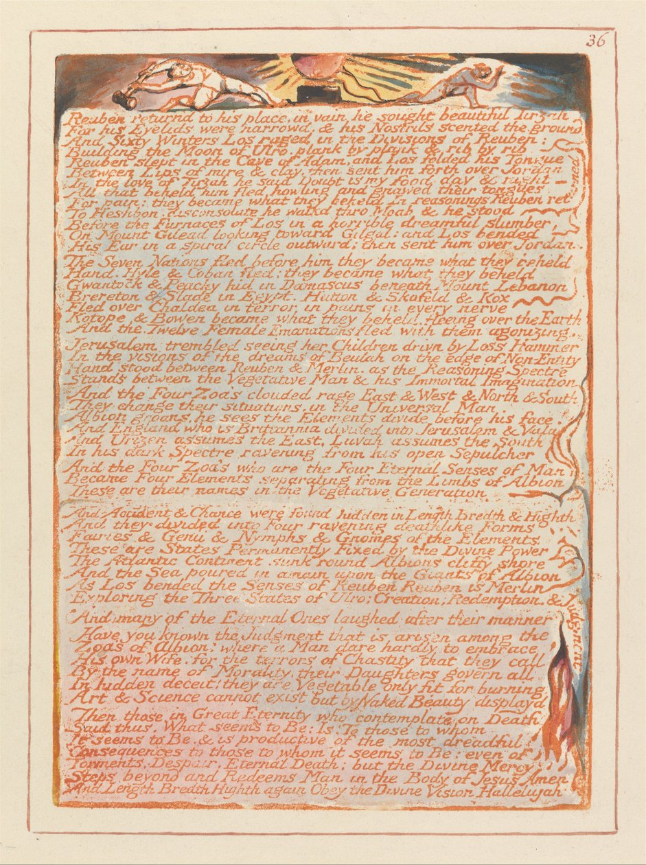 Jeruzsálem, 36. tábla, alkotó: William Blake