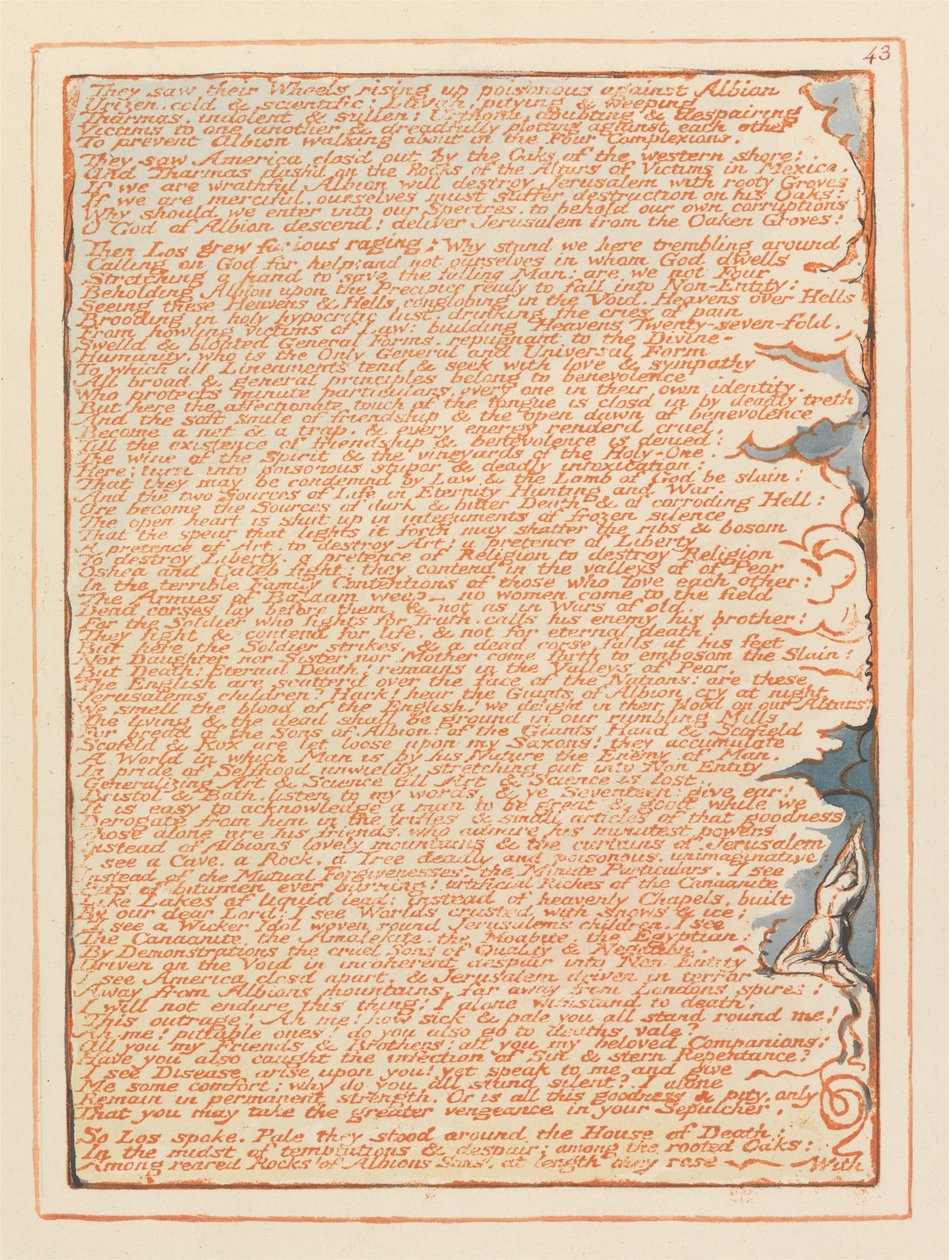 Jeruzsálem, 43. tábla, alkotó: William Blake