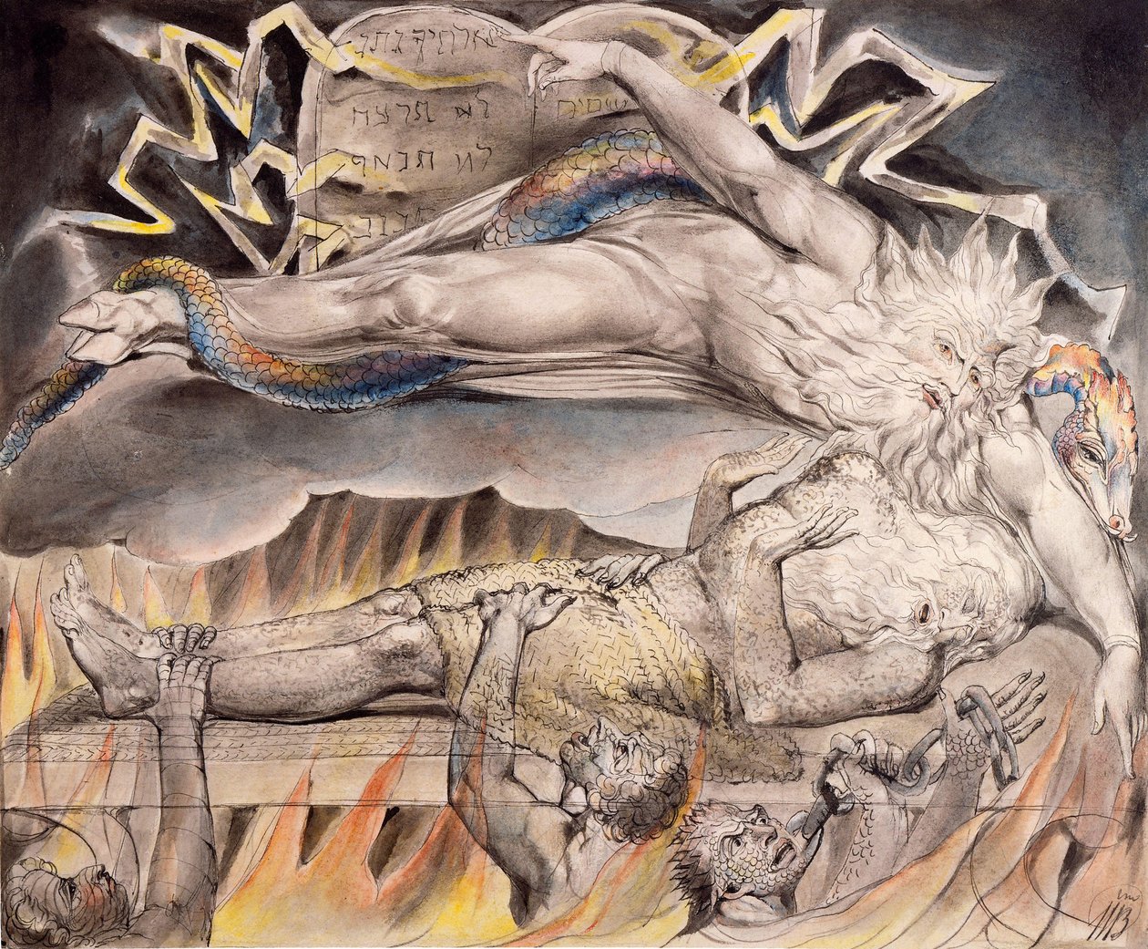 Jobs Evil Dreams alkotó: William Blake