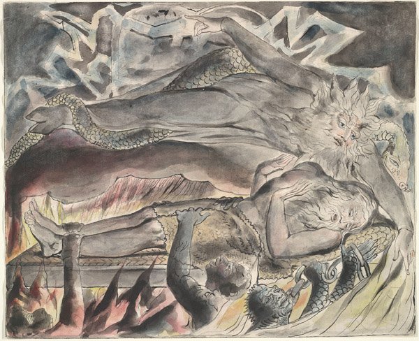 Jobs Evil Dreams alkotó: William Blake