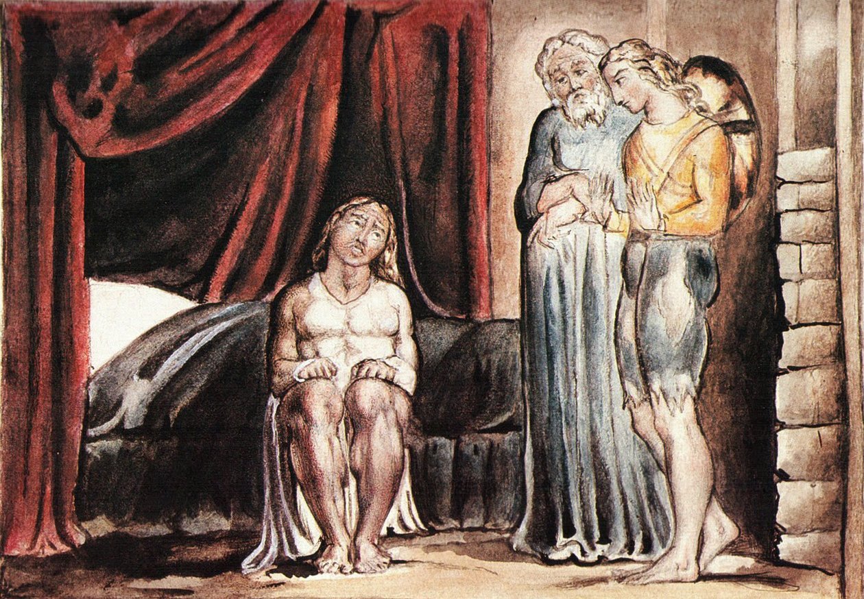 John Bunyan 13. tábla Az ember, aki az ítélet napjáról álmodott alkotó: William Blake