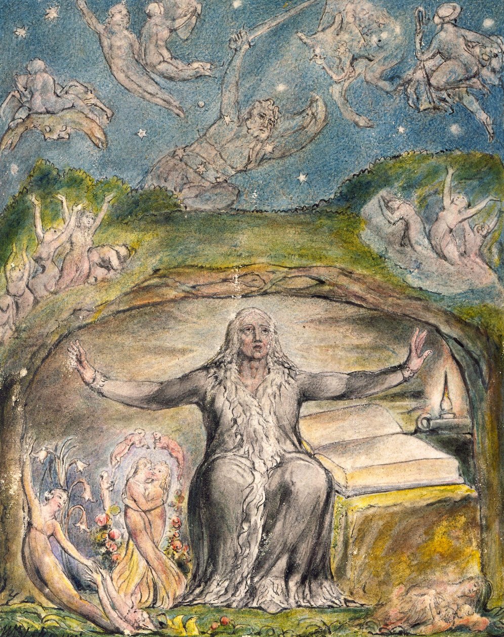 LAllegro és Il Penseroso alkotó: William Blake