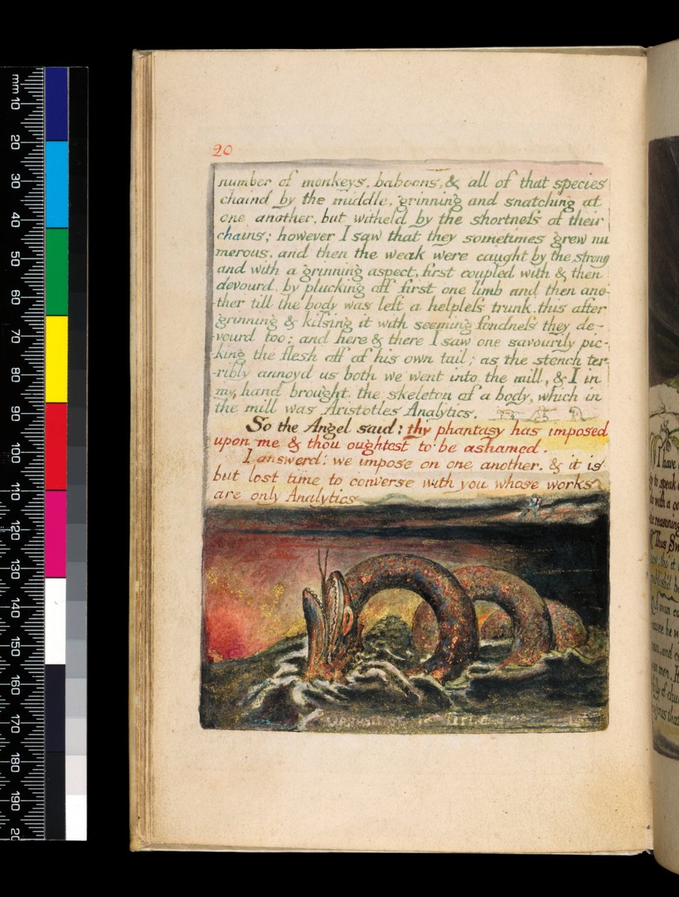 Menny és pokol házassága (20. oldal), 1790-93 körül (domborműves rézkarc befejezve tollban és WC-ben) alkotó: William Blake