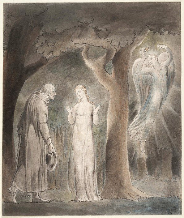 Miltons Comus alkotó: William Blake