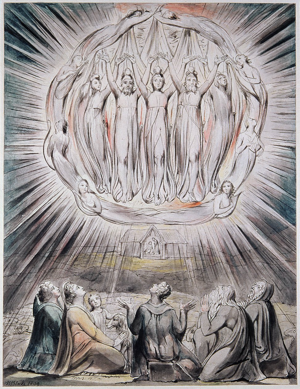 Krisztus születésének reggelén alkotó: William Blake