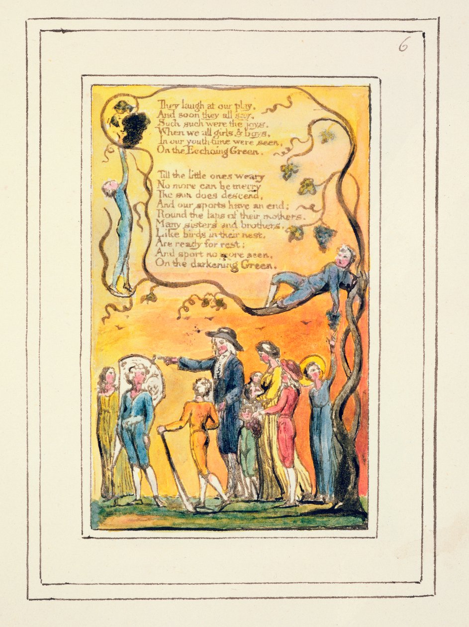 P.124-1950.pt6 A visszhangzó zöld (folyt.): 6. lemez a Songs of Inocence and of Experience-ből (R másolat) 1802-2008 körül (rézkarc, tinta és wc) alkotó: William Blake