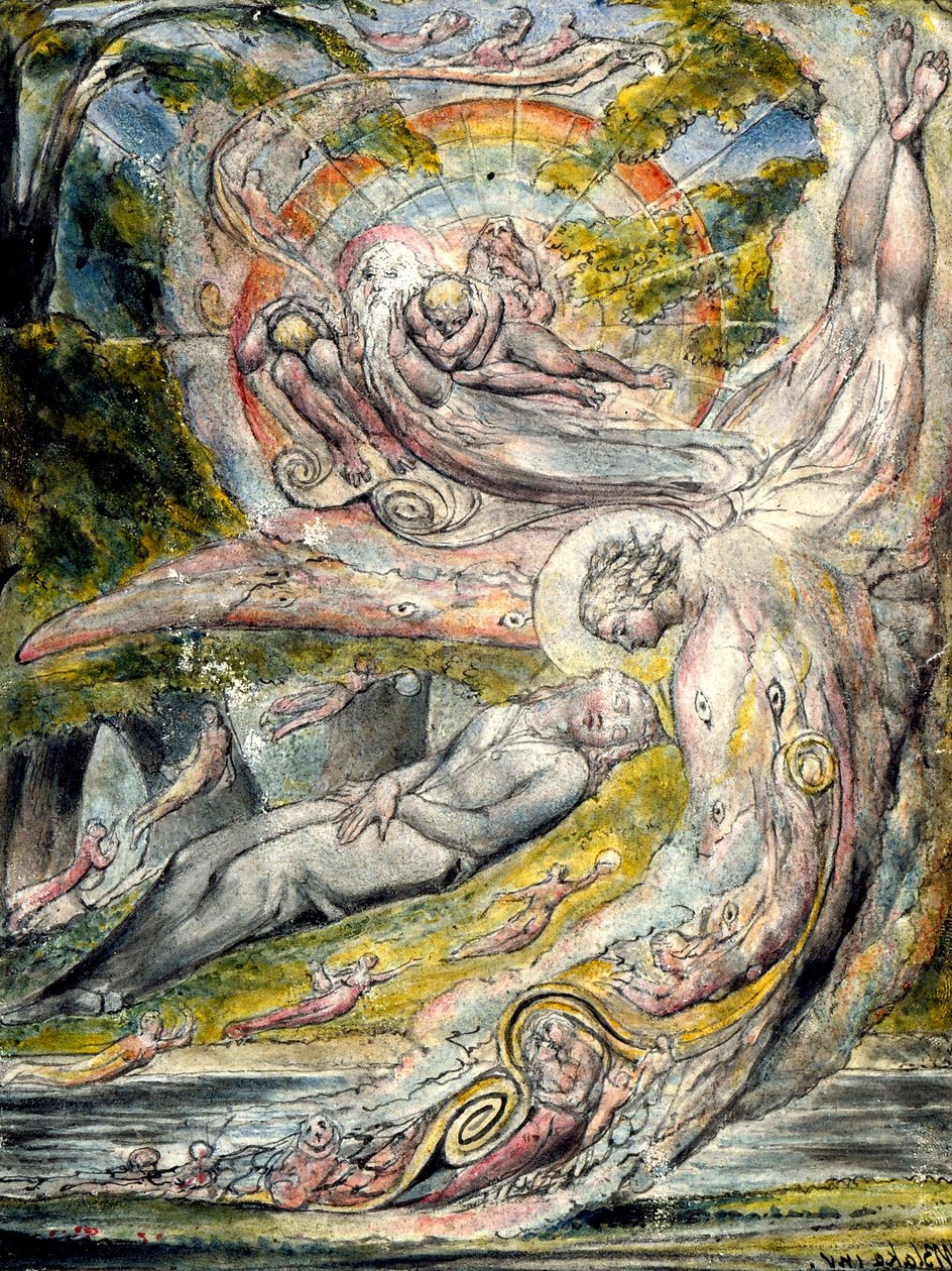 Penseroso és Allegro alkotó: William Blake