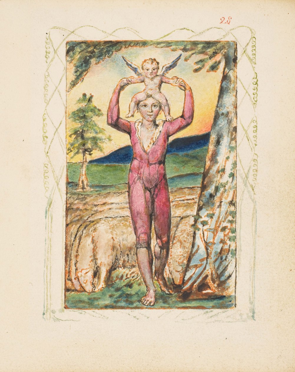 Songs of Experience: Frontispiece, 1825 körül alkotó: William Blake