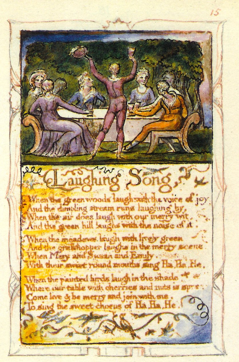 Az ártatlanság dalai - Nevető dal alkotó: William Blake
