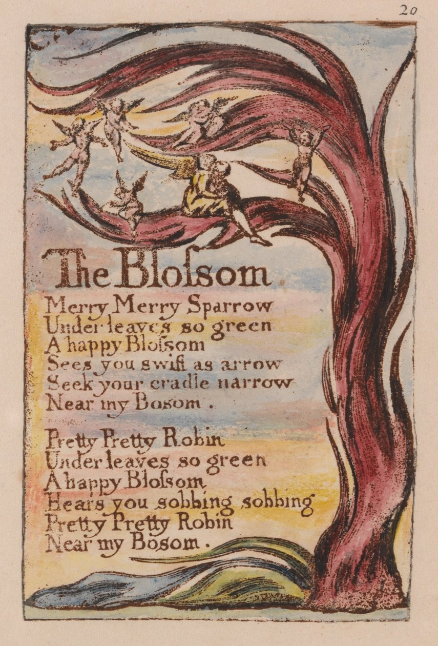 Az ártatlanság és a tapasztalat dalai, 20. lemez, alkotó: William Blake
