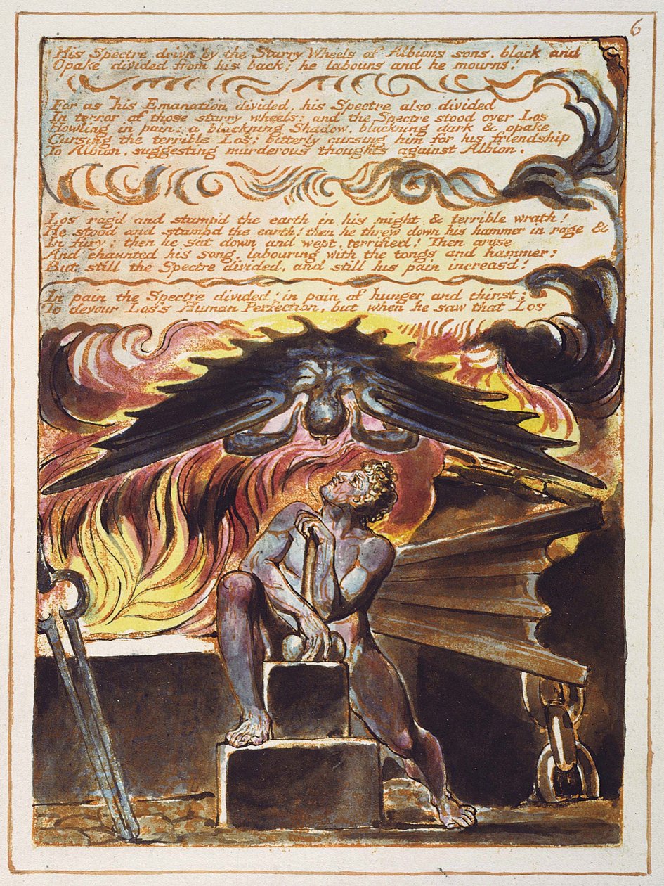 Az óriásalbion megjelenése alkotó: William Blake