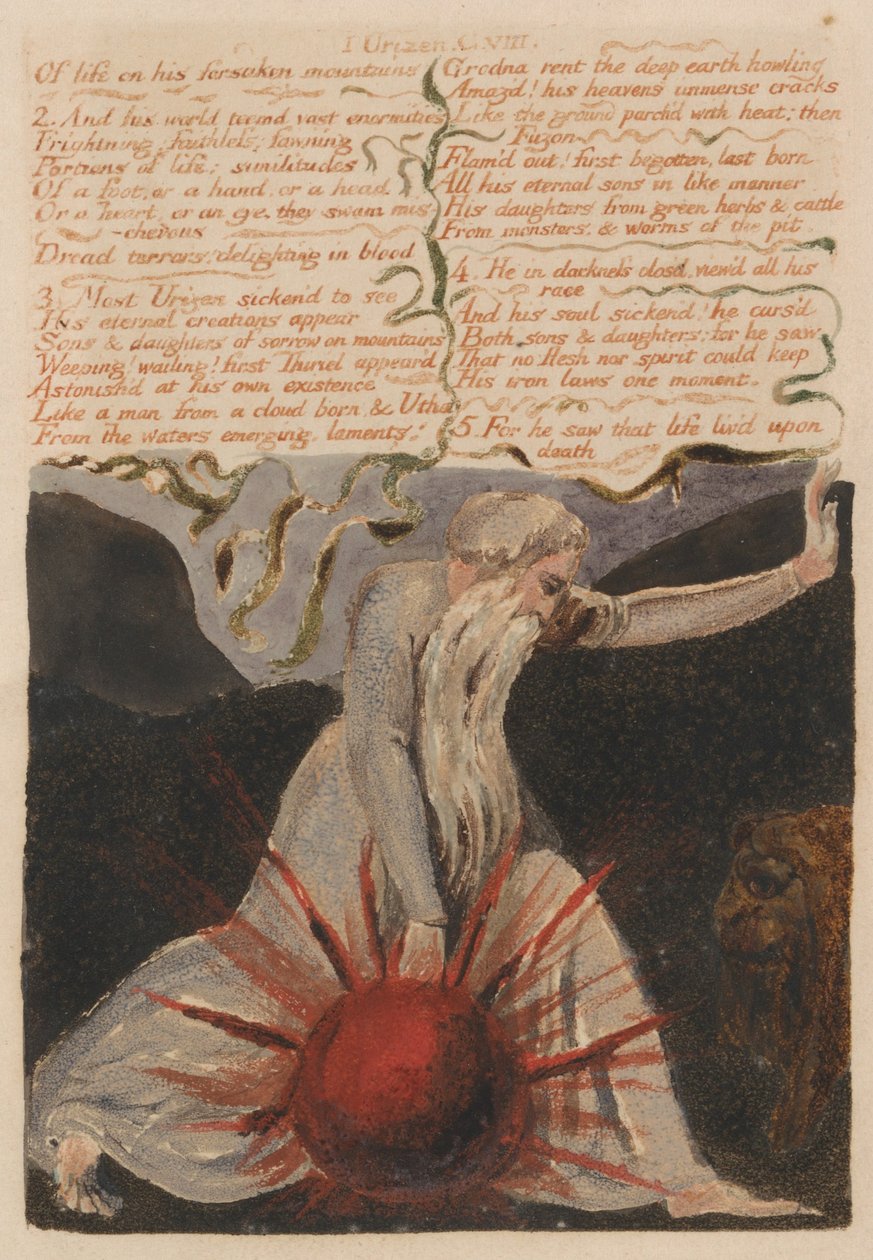 Urizen első könyve, Bentley Copy A alkotó: William Blake