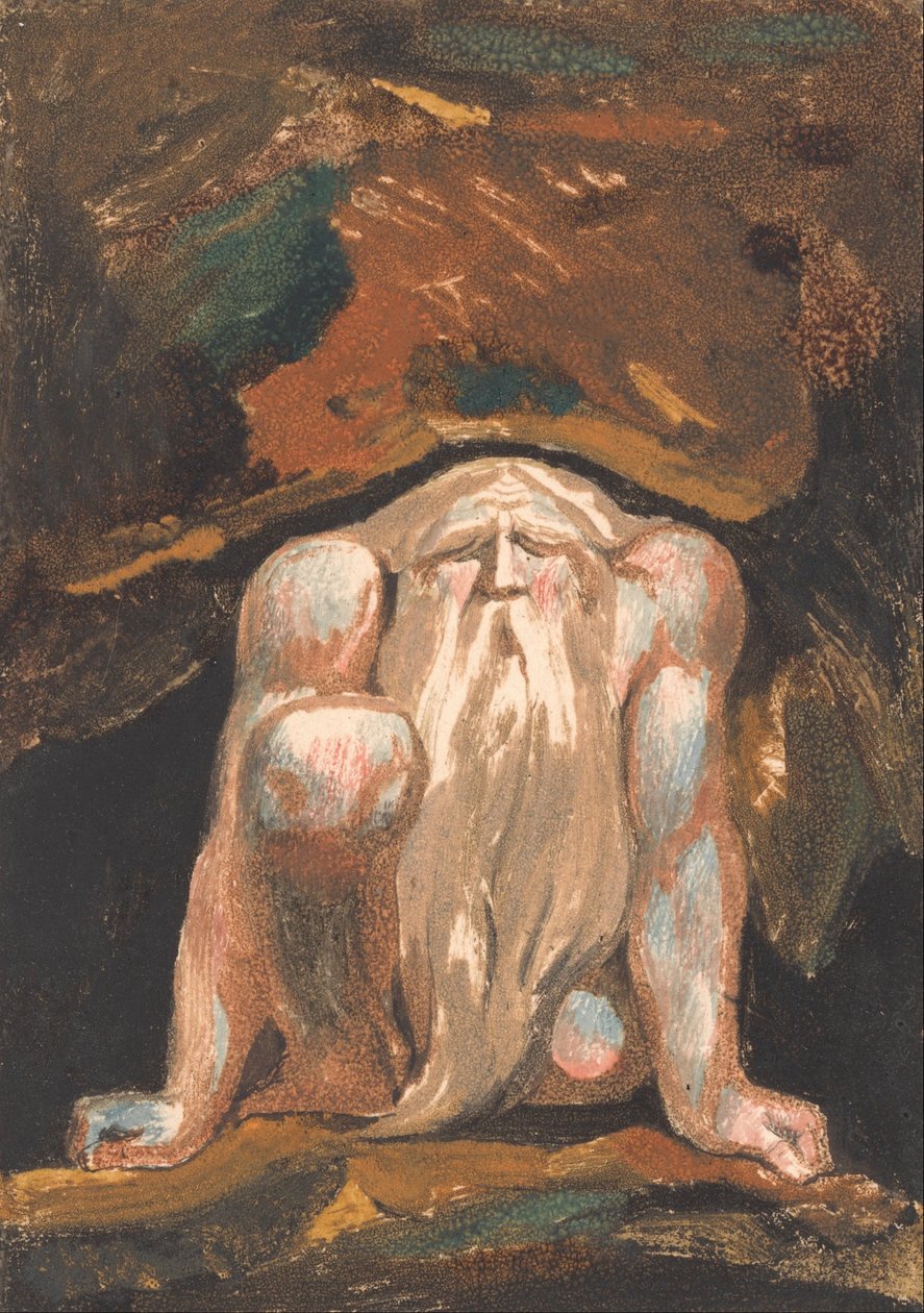 Urizen első könyve, 8. lemez (Bentley 9) alkotó: William Blake