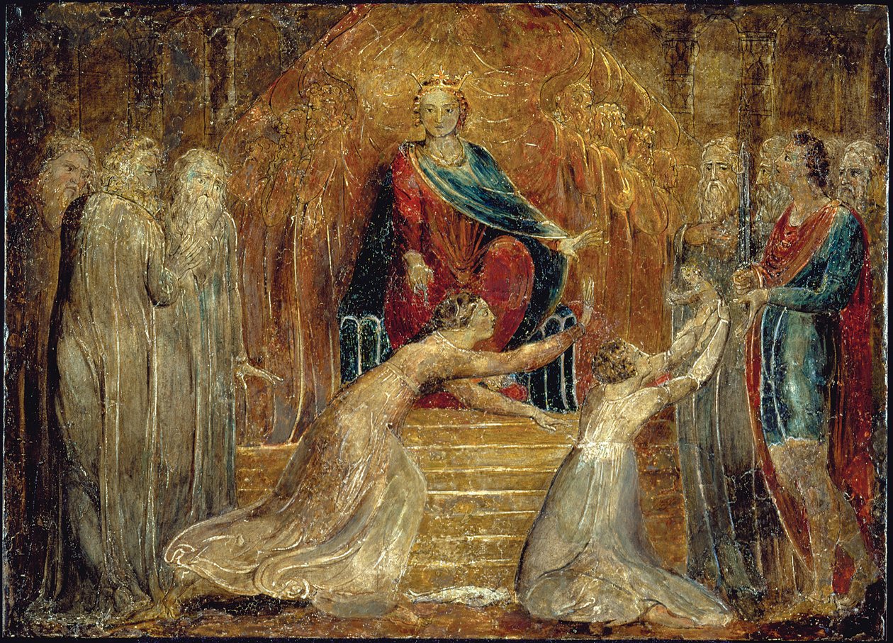 Salamon ítélete alkotó: William Blake