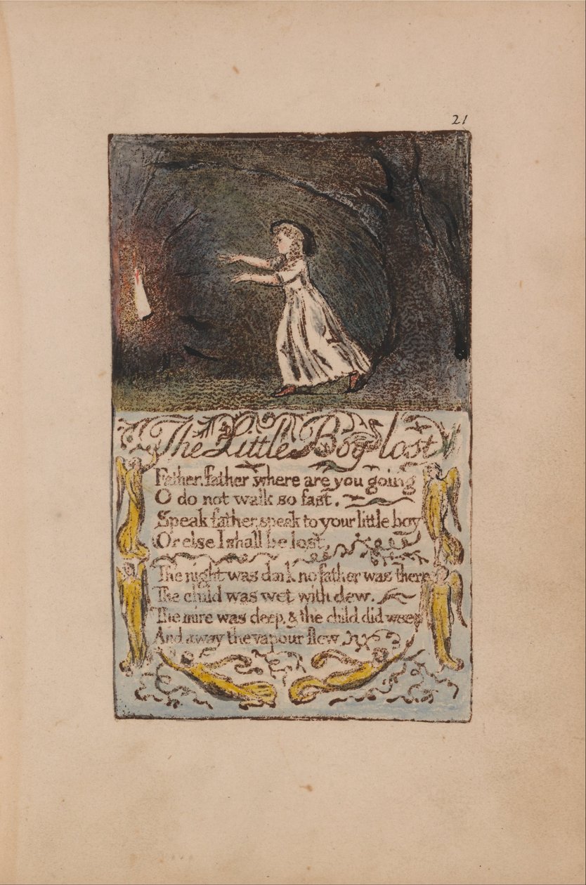 Az elveszett kisfiú alkotó: William Blake