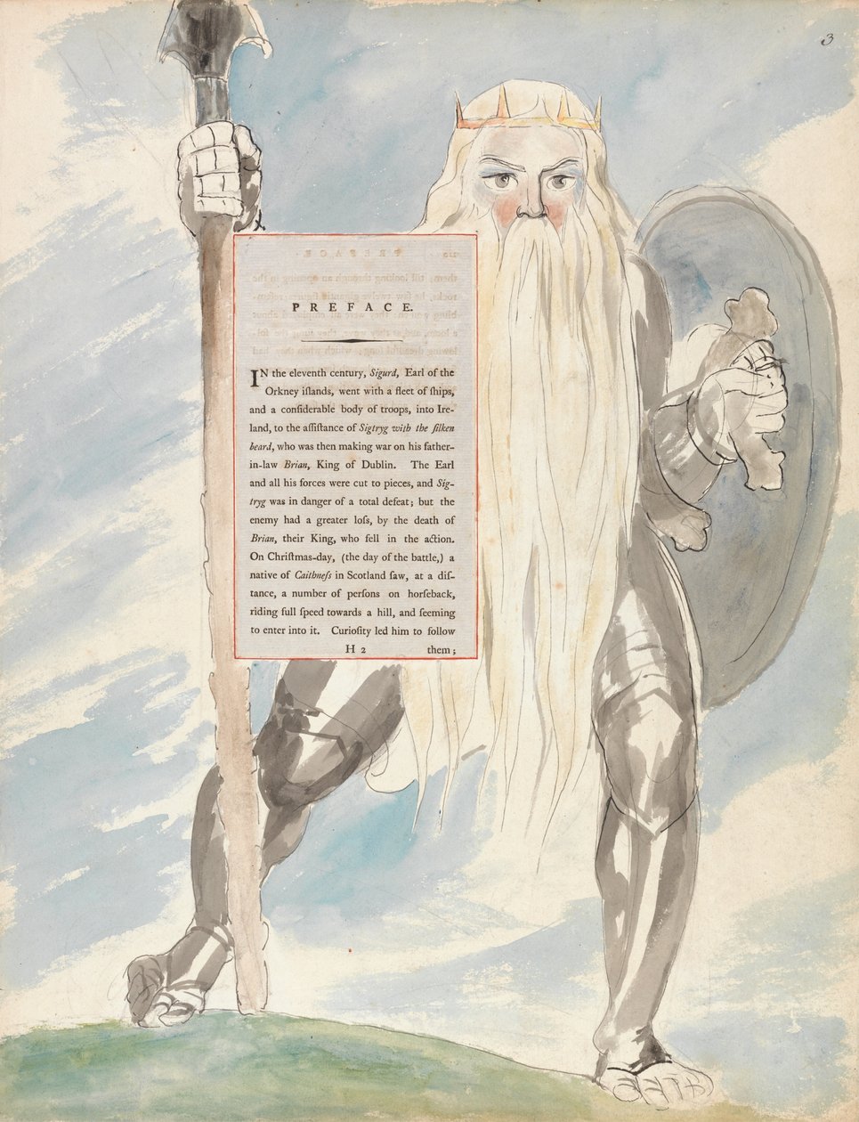 Thomas Gray versei, Design 69, alkotó: William Blake