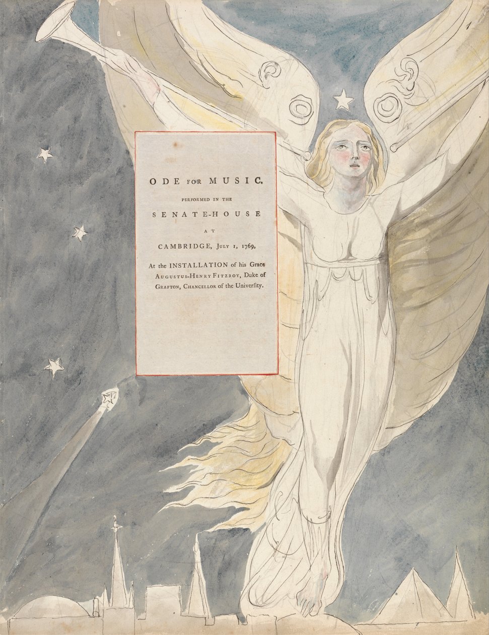 Thomas Gray versei, Design 93, alkotó: William Blake
