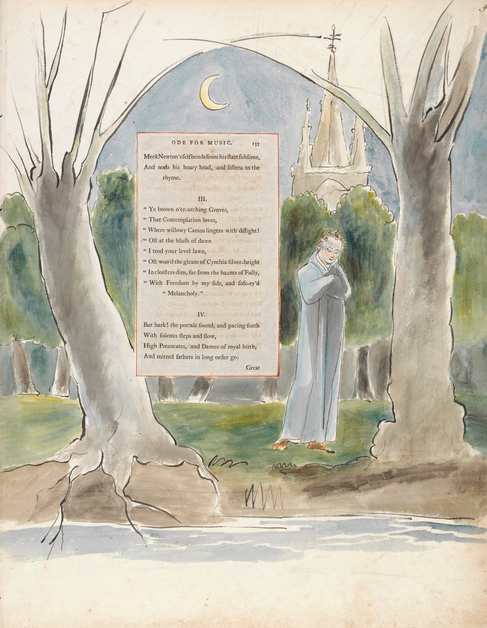 Thomas Gray versei, Design 97, alkotó: William Blake