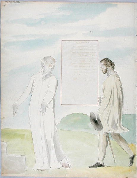 Owen diadala, 92. terv a Thomas Gray verseiből, 1797-98 (wc tollal és tintával papíron) alkotó: William Blake
