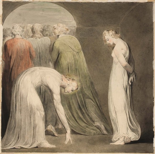 A házasságtörésben elfogott nő alkotó: William Blake