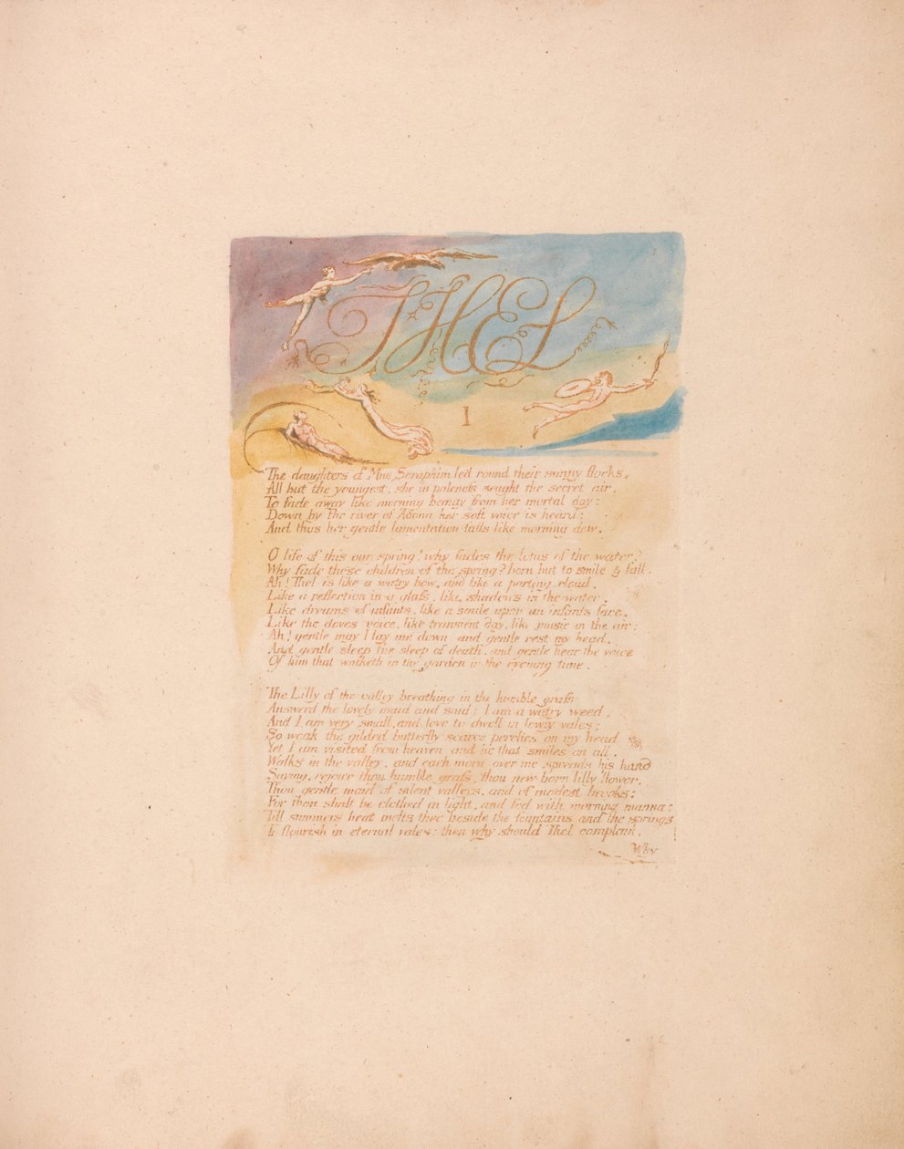 Mne Seraphim lányai. . . . alkotó: William Blake