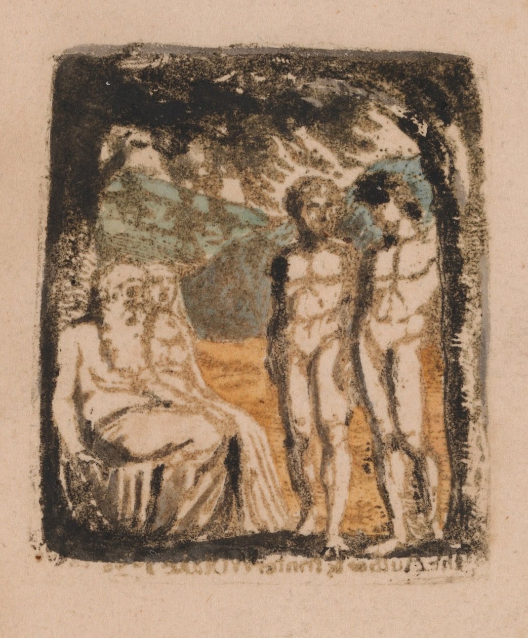 Nincs természetes vallás, 1. lemez, előlap (Bentley a1) alkotó: William Blake