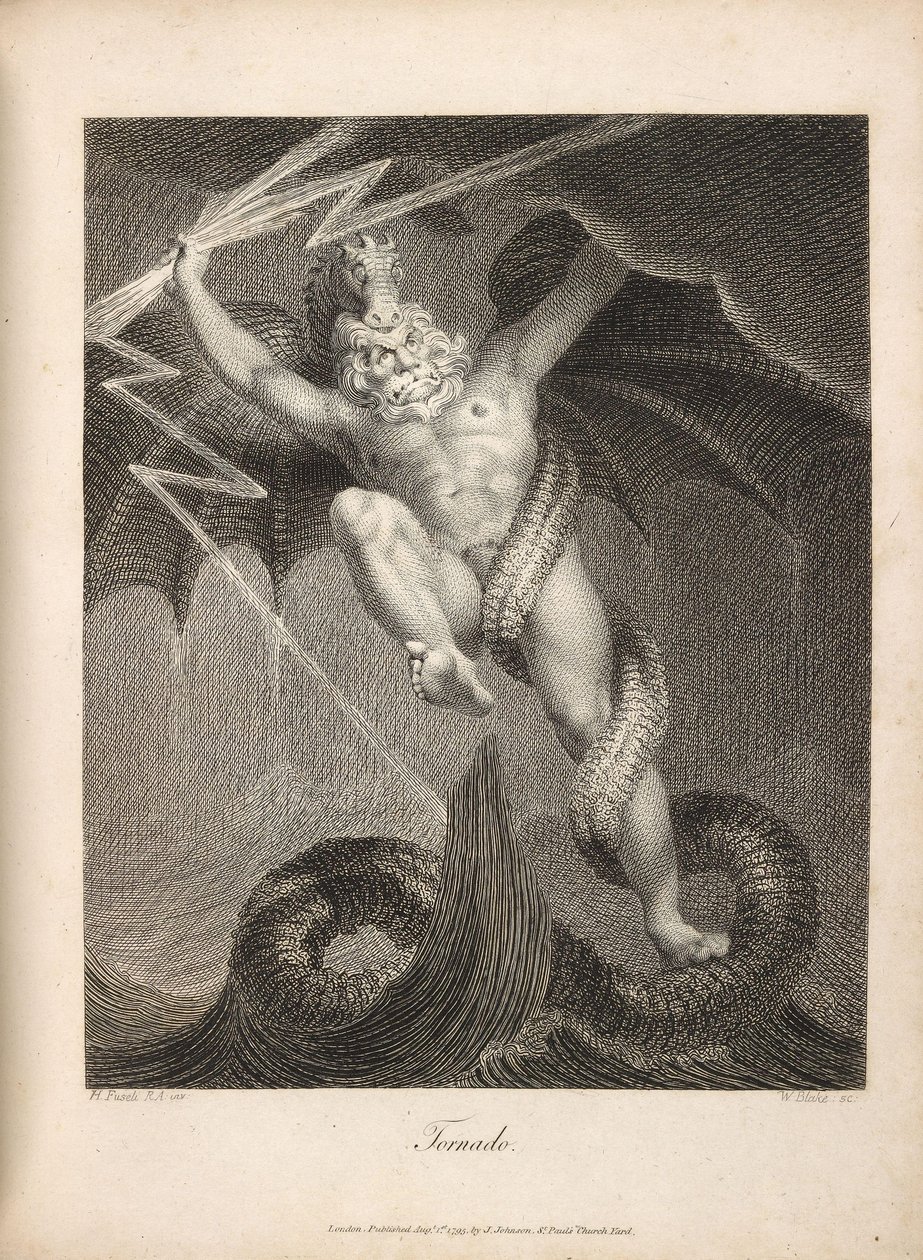 Tornado Fuseli és Blake alkotó: William Blake