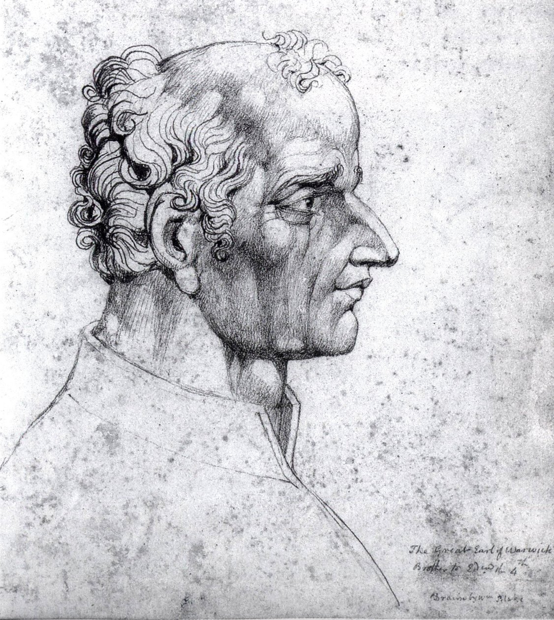 Richard Neville, Warwick nagy grófjának látomásos vezetője alkotó: William Blake
