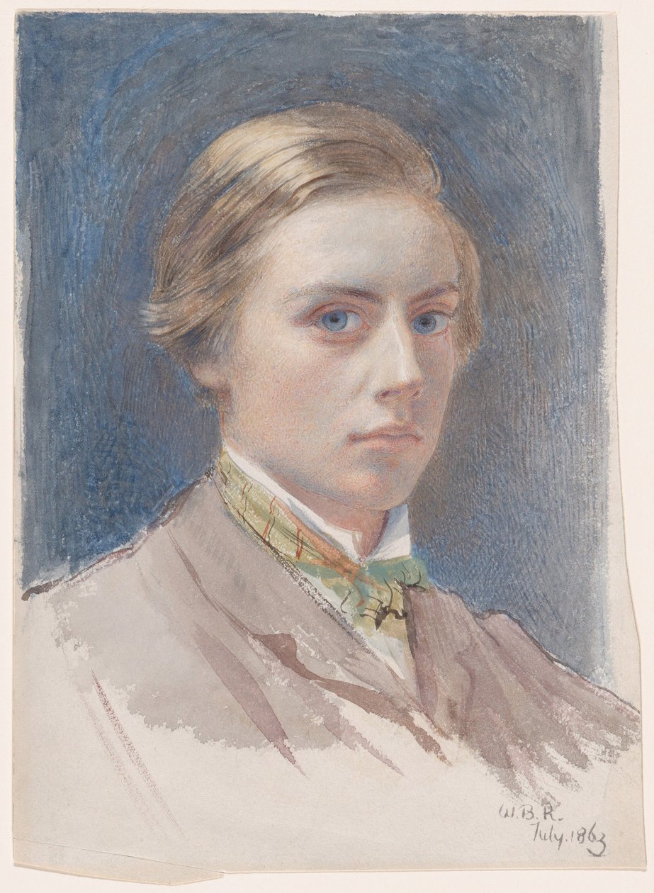 Önarckép, 21 éves, 1863 alkotó: William Blake Richmond