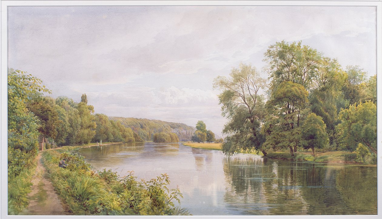 Temze, 1879 (wc papíron) alkotó: William Bradley
