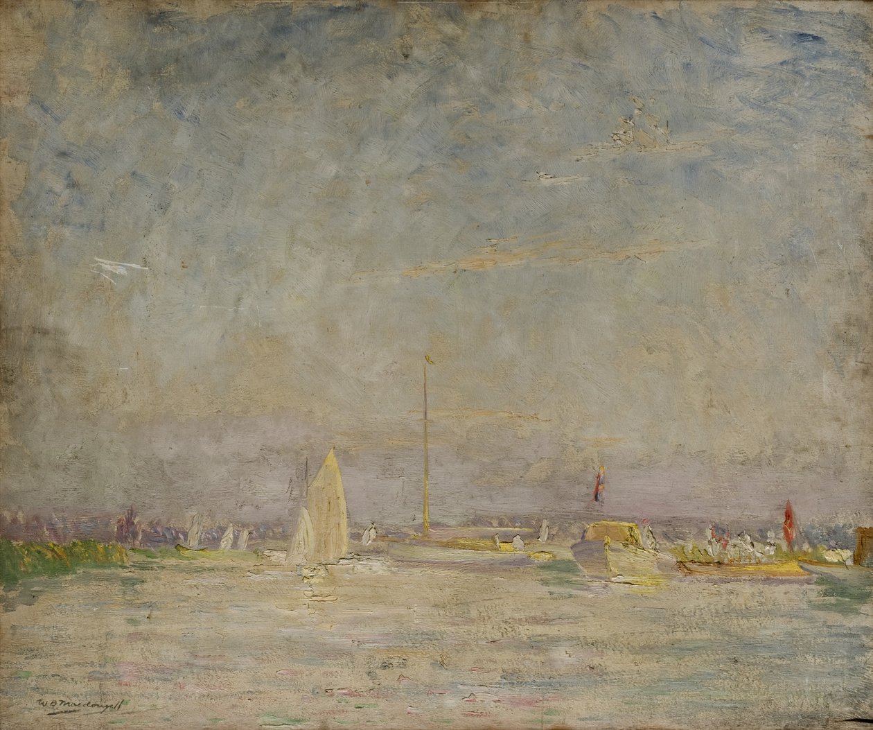 Kora este az Aut folyón alkotó: William Brown MacDougall