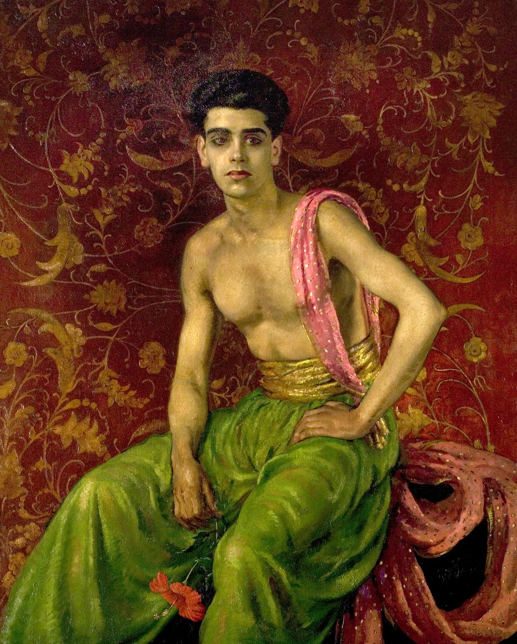 Hibiszkusz virág, 1922 körül alkotó: William Bruce Ellis Ranken