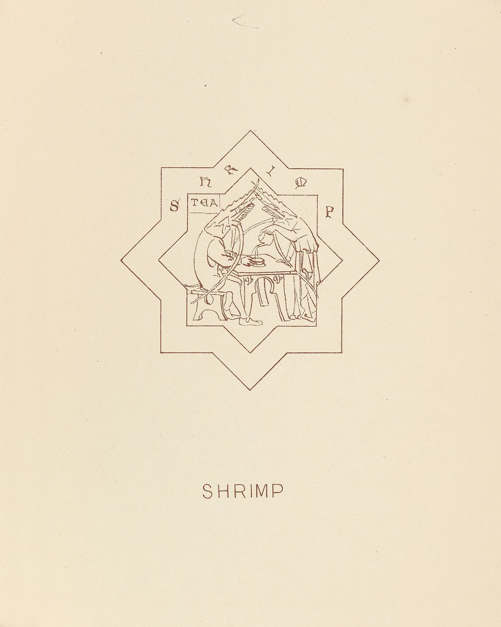 Garnélarák, 1878 alkotó: William Burges