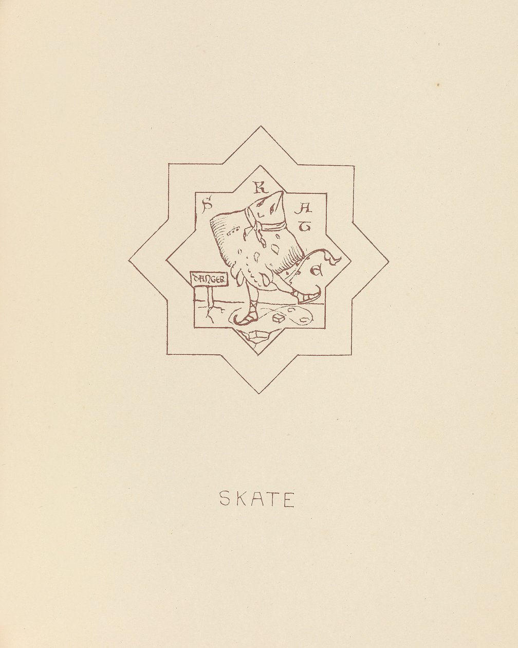 Korcsolya, 1878 alkotó: William Burges