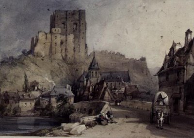 Mont Richard a Cher-en (Loire-et-Cher) alkotó: William Callow