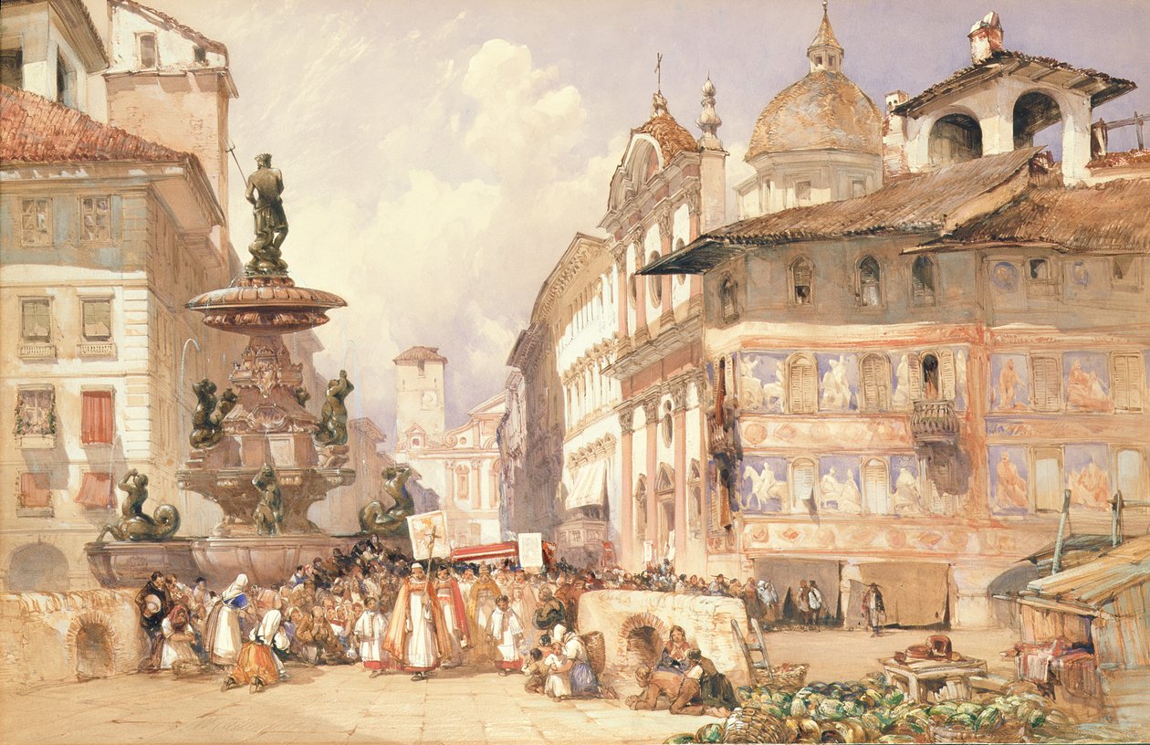 Vallási körmenet alkotó: William Callow