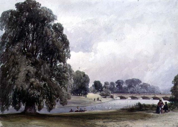 The Serpentine, Kensington Gardens alkotó: William Callow