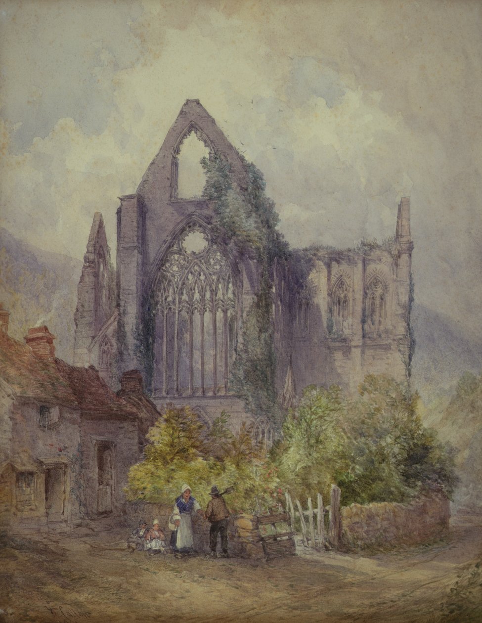 Tintern Abbey, 1901 (wc papíron) alkotó: William Callow