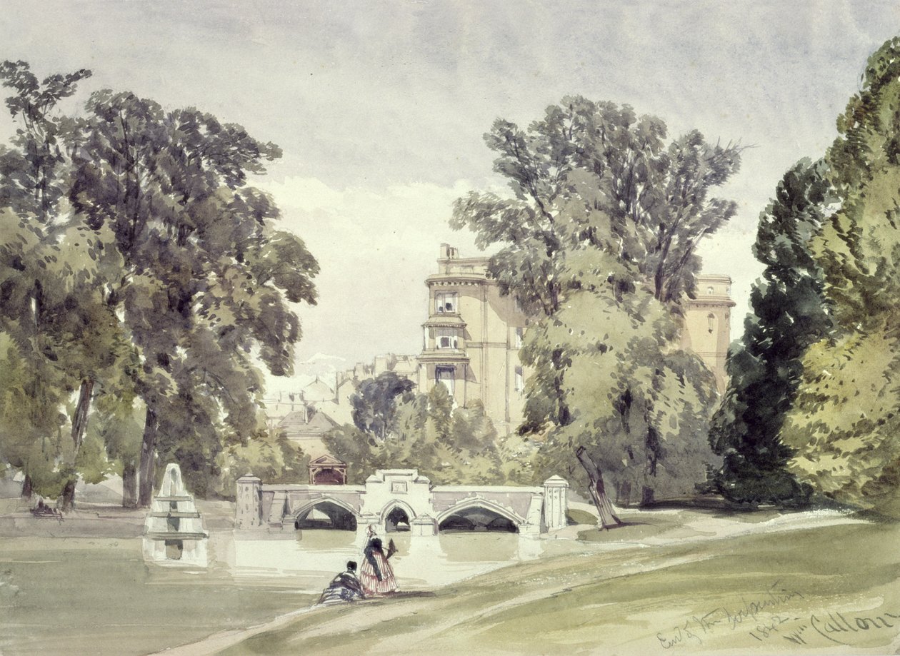 West End of the Serpentine, Kensington Gardens alkotó: William Callow