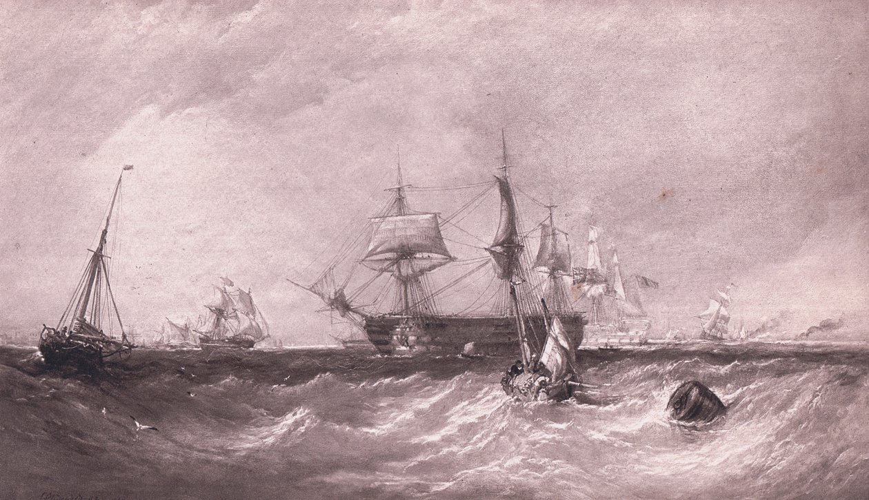 Men of War Portsmouthban alkotó: Clarkson Frederick Stanfield