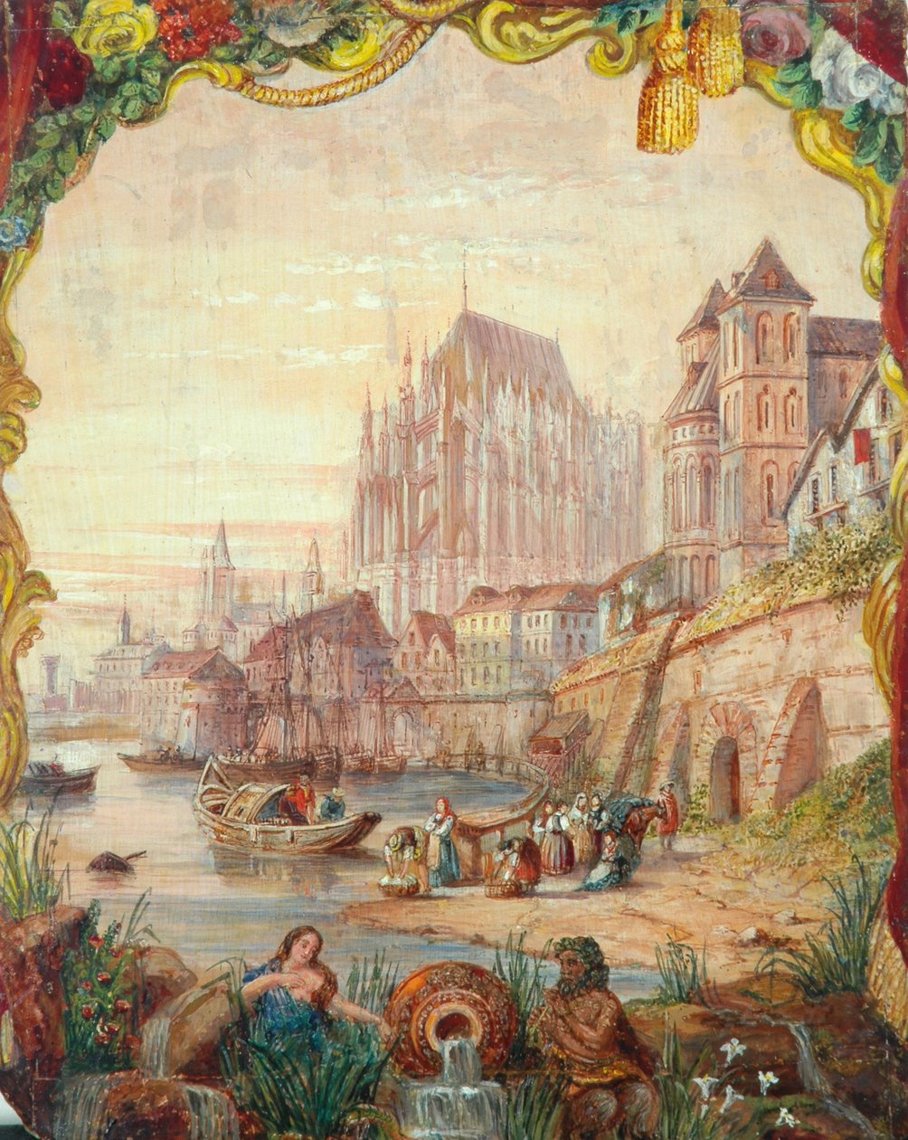 Folyói jelenet, 1855 alkotó: Clarkson Frederick Stanfield