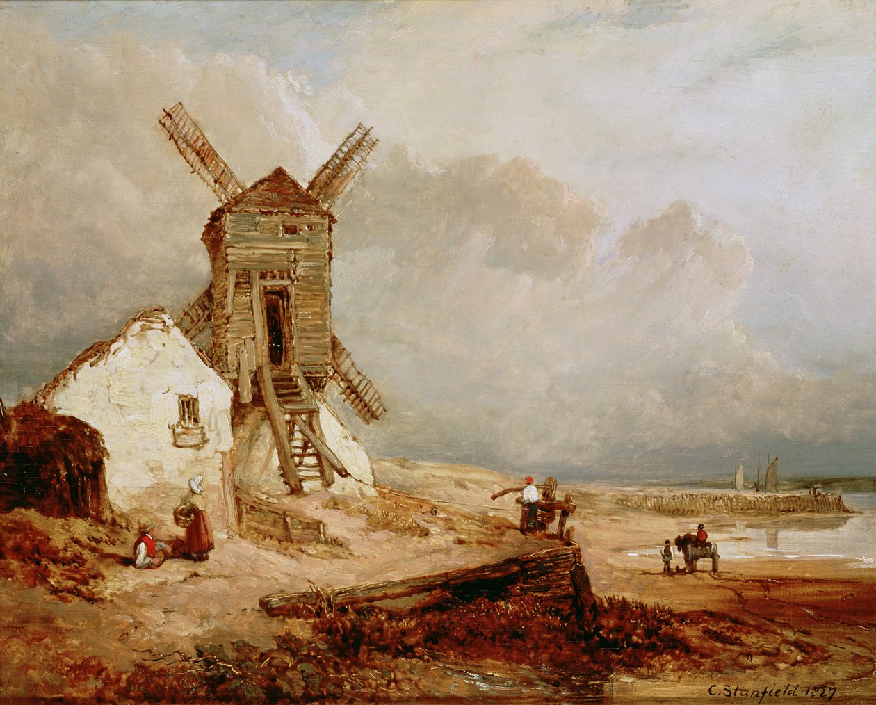 A szélmalom, 19 alkotó: Clarkson Frederick Stanfield