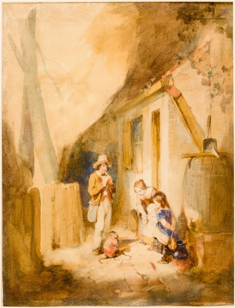 The Musician (testszín) alkotó: William Collins