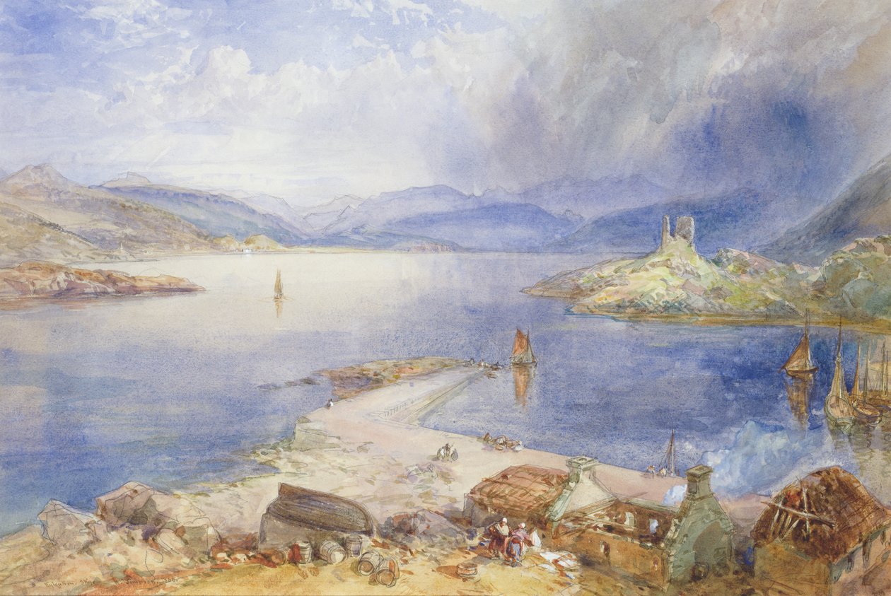 Kyleakin, Skye, 1866 alkotó: William Crimea Simpson