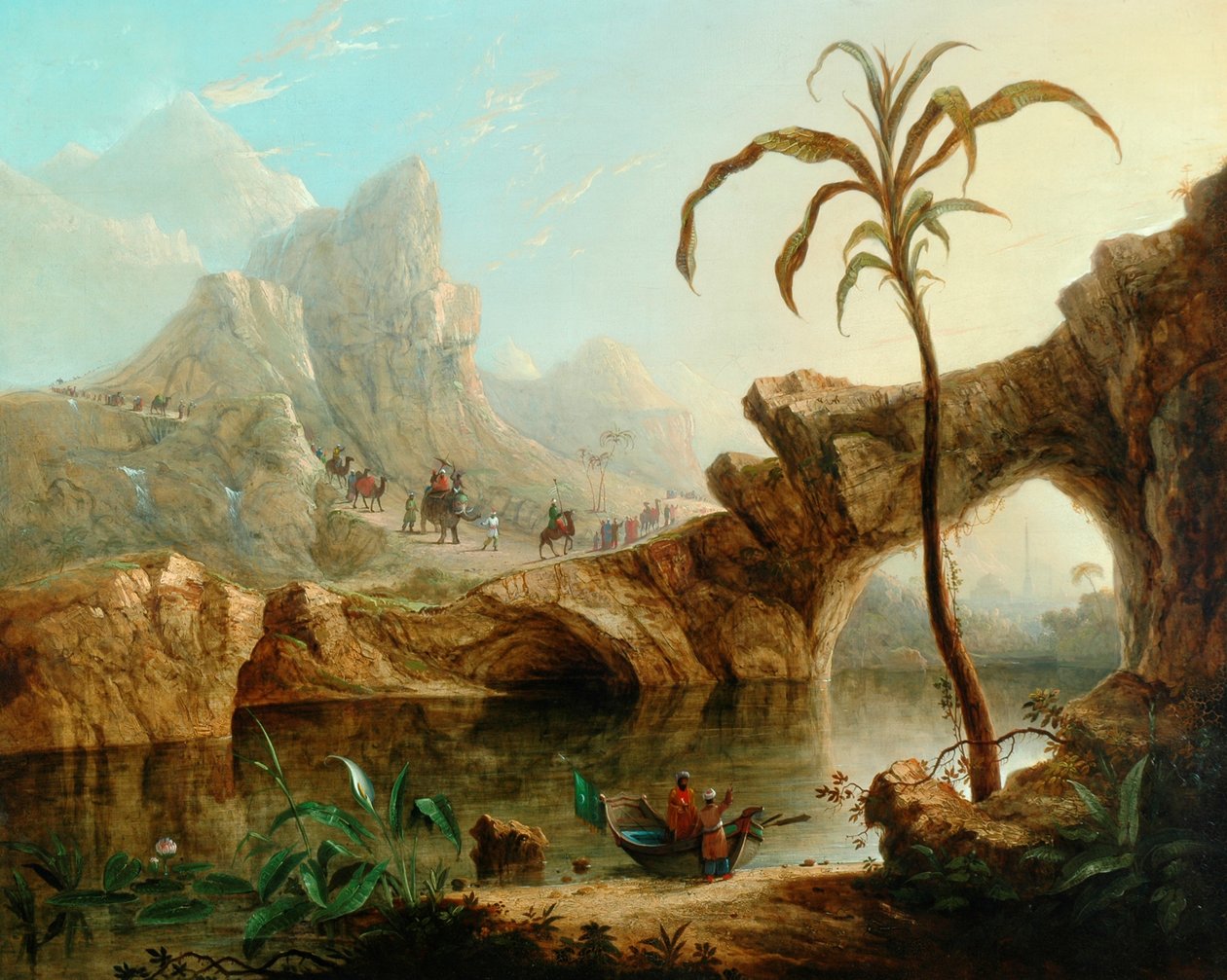 Jelenet a Himalájában alkotó: William Daniell