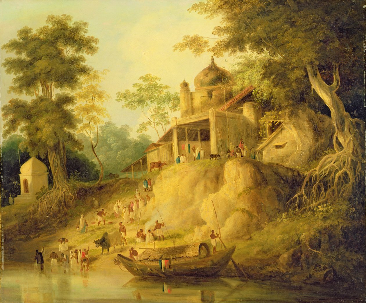 A Gangesz partja, 1820-30 körül alkotó: William Daniell